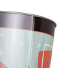 Chop Shop Girl Decorative Metal Trash Bin Waste Basket - 11.25" x 10.5"